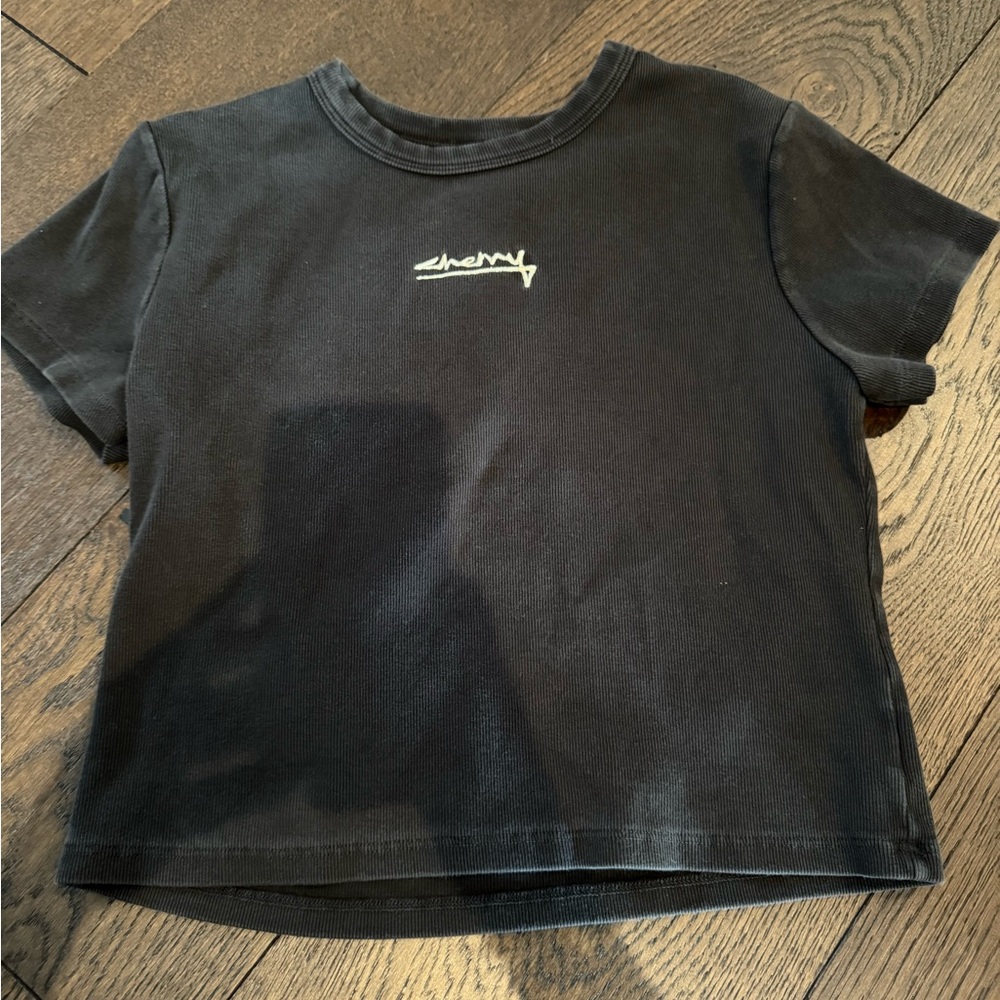 Cherry LA Ribbed Tshirt